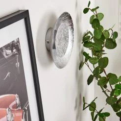 Hofstein Merlo Wandleuchte LED Silber, 1-flammig -Wandleuchten Verkaufsgeschäft merlo wandleuchte h3460061 9