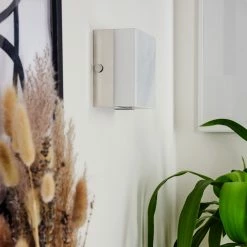 Hofstein Metaghan Wandleuchte LED Chrom, 1-flammig -Wandleuchten Verkaufsgeschäft metaghan wandleuchte h3561010 11