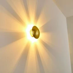 Hofstein Mezia Wandleuchte Gold, 1-flammig -Wandleuchten Verkaufsgeschäft mezia wandleuchte h3080672 3