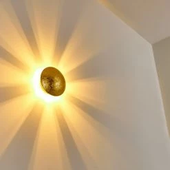 Hofstein Mezia Wandleuchte Gold, 1-flammig -Wandleuchten Verkaufsgeschäft mezia wandleuchte h3080696 10