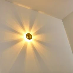 Hofstein Mezia Wandleuchte Gold, 1-flammig -Wandleuchten Verkaufsgeschäft mezia wandleuchte h3080696 16