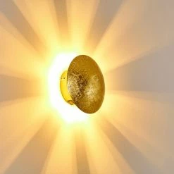 Hofstein Mezia Wandleuchte Gold, 1-flammig -Wandleuchten Verkaufsgeschäft mezia wandleuchte h3080696 9