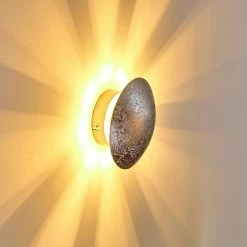 Hofstein Mezia Wandleuchte Silber, 1-flammig -Wandleuchten Verkaufsgeschäft mezia wandleuchte h3080719 14