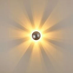 Hofstein Mezia Wandleuchte Silber, 1-flammig -Wandleuchten Verkaufsgeschäft mezia wandleuchte h3080719 2