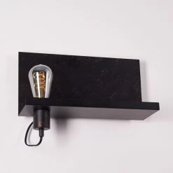 Hofstein Moheda Wandleuchte Schwarz, Rostfarben, 1-flammig -Wandleuchten Verkaufsgeschäft moheda wandleuchte h3318058 4