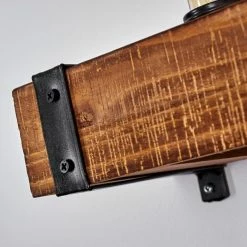 Hofstein Montgomery Wandleuchte Schwarz, Holz dunkel, 1-flammig -Wandleuchten Verkaufsgeschäft montgomery wandleuchte h3369005 10