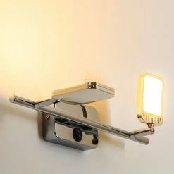 Hofstein Moosonee Wandleuchte LED Chrom, 2-flammig -Wandleuchten Verkaufsgeschäft moosonee wandleuchte h3009635 5