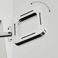 Hofstein Morges Spiegelleuchte LED Chrom, Weiß, 1-flammig -Wandleuchten Verkaufsgeschäft morges spiegelleuchte h3459973 2