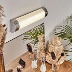 Hofstein Morges Wandleuchte LED Chrom, Transparent, Klar, 1-flammig -Wandleuchten Verkaufsgeschäft morges wandleuchte h3381557 6