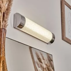 Hofstein Morges Wandleuchte LED Chrom, Transparent, Klar, 1-flammig -Wandleuchten Verkaufsgeschäft morges wandleuchte h3381557 8