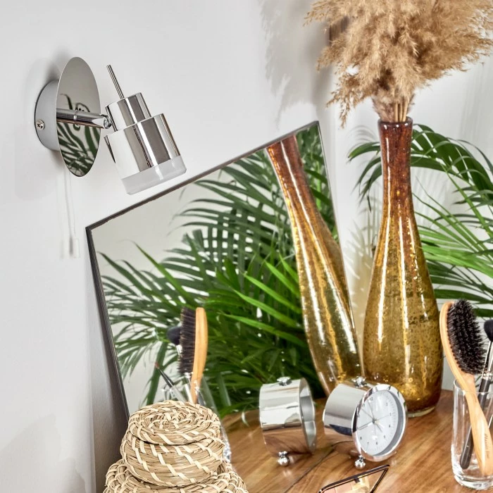 Hofstein Morges Wandleuchte LED Chrom, 1-flammig 12 Hofstein Morges Wandleuchte LED Chrom, 1-flammig – Bild 12