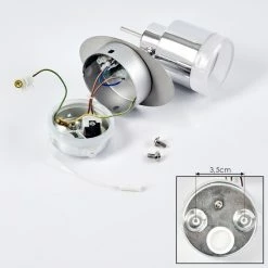 Hofstein Morges Wandleuchte LED Chrom, 1-flammig 16 Hofstein Morges Wandleuchte LED Chrom, 1-flammig -Wandleuchten Verkaufsgeschäft morges wandleuchte h3458259 4