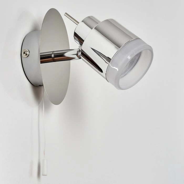 Hofstein Morges Wandleuchte LED Chrom, 1-flammig 8 Hofstein Morges Wandleuchte LED Chrom, 1-flammig – Bild 8