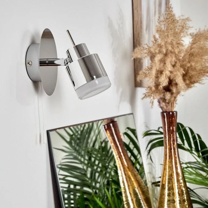 Hofstein Morges Wandleuchte LED Chrom, 1-flammig 10 Hofstein Morges Wandleuchte LED Chrom, 1-flammig – Bild 10