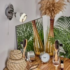 Hofstein Morges Wandleuchte LED Chrom, 1-flammig -Wandleuchten Verkaufsgeschäft morges wandleuchte h3458297 6