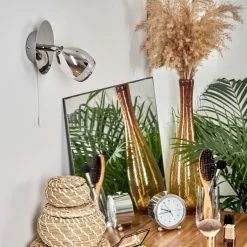 Hofstein Morges Wandleuchte LED Chrom, 1-flammig -Wandleuchten Verkaufsgeschäft morges wandleuchte h3458297 9