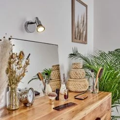 Hofstein Morges Wandleuchte LED Chrom, 1-flammig -Wandleuchten Verkaufsgeschäft morges wandleuchte h3542248 6