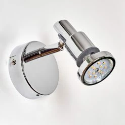 Hofstein Morges Wandleuchte LED Chrom, 1-flammig -Wandleuchten Verkaufsgeschäft morges wandleuchte h3542248 7