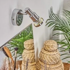 Hofstein Morges Wandleuchte LED Chrom, 1-flammig -Wandleuchten Verkaufsgeschäft morges wandleuchte h3542248 9