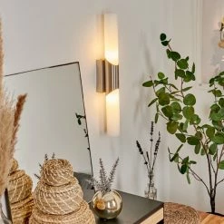 Hofstein Morges Wandleuchte Nickel-Matt, 2-flammig -Wandleuchten Verkaufsgeschäft morges wandleuchte h3577783 8