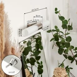 Hofstein Morges Wandleuchte Nickel-Matt, 2-flammig -Wandleuchten Verkaufsgeschäft morges wandleuchte h3577806 3