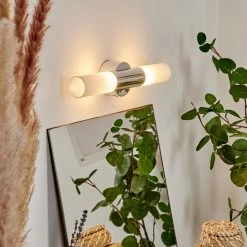 Hofstein Morges Wandleuchte Nickel-Matt, 2-flammig -Wandleuchten Verkaufsgeschäft morges wandleuchte h3577844 6