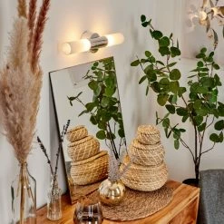 Hofstein Morges Wandleuchte Nickel-Matt, 2-flammig -Wandleuchten Verkaufsgeschäft morges wandleuchte h3577844 8