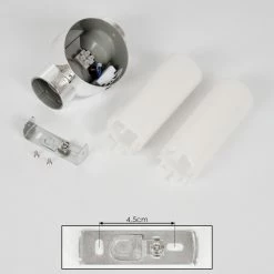 Hofstein Morges Wandleuchte Nickel-Matt, 2-flammig -Wandleuchten Verkaufsgeschäft morges wandleuchte h3578520 4