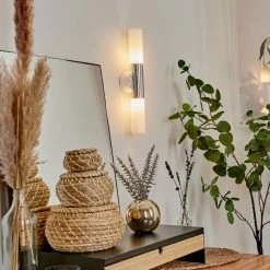 Hofstein Morges Wandleuchte Nickel-Matt, 2-flammig -Wandleuchten Verkaufsgeschäft morges wandleuchte h3578520 8