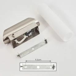 Hofstein Morges Wandleuchte Nickel-Matt, 1-flammig -Wandleuchten Verkaufsgeschäft morges wandleuchte h3610060 4