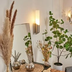 Hofstein Morges Wandleuchte Nickel-Matt, 1-flammig -Wandleuchten Verkaufsgeschäft morges wandleuchte h3610060 6