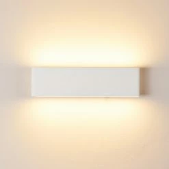 Hofstein Mosambik Wandleuchte LED Wei&szlig;, 1-flammig -Wandleuchten Verkaufsgeschäft mosambik wandleuchte h3372258 6