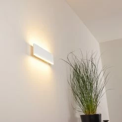 Hofstein Mosambik Wandleuchte LED Wei&szlig;, 1-flammig -Wandleuchten Verkaufsgeschäft mosambik wandleuchte h3372258 9