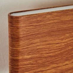 Hofstein Mosambik Wandleuchte LED Nickel-Matt, Braun, Holz dunkel, 1-flammig -Wandleuchten Verkaufsgeschäft mosambik wandleuchte h3437285 5