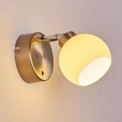 Hofstein Motala Wandleuchte LED Nickel-Matt, 1-flammig, Fernbedienung, Farbwechsler -Wandleuchten Verkaufsgeschäft motala wandleuchte h3299913 do2 2