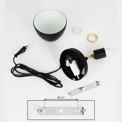 Hofstein Nabounay Wandleuchte Messing, Schwarz, 1-flammig -Wandleuchten Verkaufsgeschäft nabounay wandleuchte h3414859 4