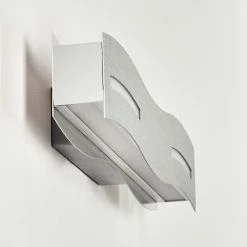 Hofstein Nagold Wandleuchte LED Nickel-Matt, Chrom, 1-flammig -Wandleuchten Verkaufsgeschäft nagold wandleuchte h3307410 19