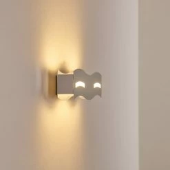 Hofstein Nagold Wandleuchte LED Nickel-Matt, Chrom, 1-flammig -Wandleuchten Verkaufsgeschäft nagold wandleuchte h3307410 6