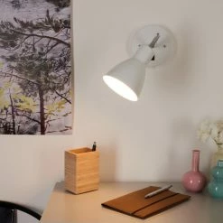 Hofstein Naouli Wandleuchte Chrom, Schwarz, Wei&szlig;, 1-flammig -Wandleuchten Verkaufsgeschäft naouli wandleuchte h3414996 6