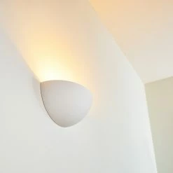 Hofstein Nasaker Wandleuchte Wei&szlig;, 1-flammig -Wandleuchten Verkaufsgeschäft nasaker wandleuchte h3118436 do1 16