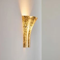 Hofstein Nerola Wandleuchte Gold, 1-flammig -Wandleuchten Verkaufsgeschäft nerola wandleuchte h169637 do4 12