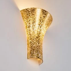 Hofstein Nerola Wandleuchte Gold, 1-flammig -Wandleuchten Verkaufsgeschäft nerola wandleuchte h169637 do4 2