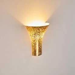 Hofstein Nerola Wandleuchte Gold, 1-flammig -Wandleuchten Verkaufsgeschäft nerola wandleuchte h169637 do4 6