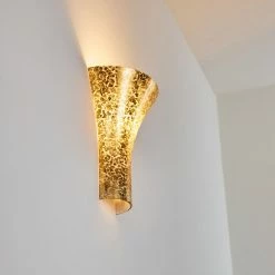 Hofstein Nerola Wandleuchte Gold, 1-flammig -Wandleuchten Verkaufsgeschäft nerola wandleuchte h169637 do4 7