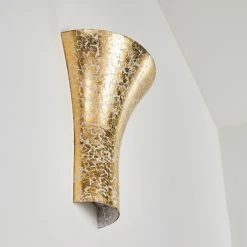 Hofstein Nerola Wandleuchte Gold, 1-flammig -Wandleuchten Verkaufsgeschäft nerola wandleuchte h169637 do4 8