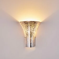 Hofstein Nerola Wandleuchte Silber, 1-flammig 25 Hofstein Nerola Wandleuchte Silber, 1-flammig -Wandleuchten Verkaufsgeschäft nerola wandleuchte h169644 do4 9