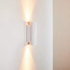 Hofstein Nuovodi Wandleuchte Weiß, 2-flammig -Wandleuchten Verkaufsgeschäft nuovodi wandleuchte h169439 do4 9