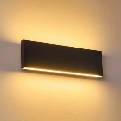 Hofstein Obion Wandleuchte LED Anthrazit, 2-flammig -Wandleuchten Verkaufsgeschäft obion wandleuchte h3307854 18