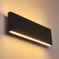 Hofstein Obion Wandleuchte LED Anthrazit, 2-flammig -Wandleuchten Verkaufsgeschäft obion wandleuchte h3307854 2