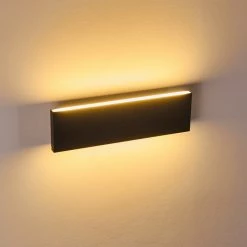 Hofstein Obion Wandleuchte LED Anthrazit, 2-flammig -Wandleuchten Verkaufsgeschäft obion wandleuchte h3307854 20